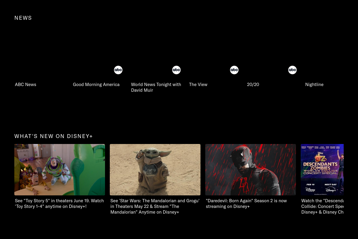 ABC Entertainment screenshot