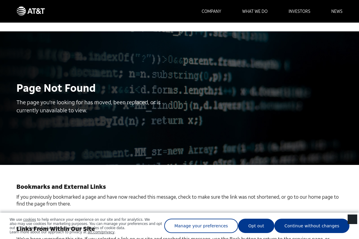 AT&T Network Disaster Recovery screenshot