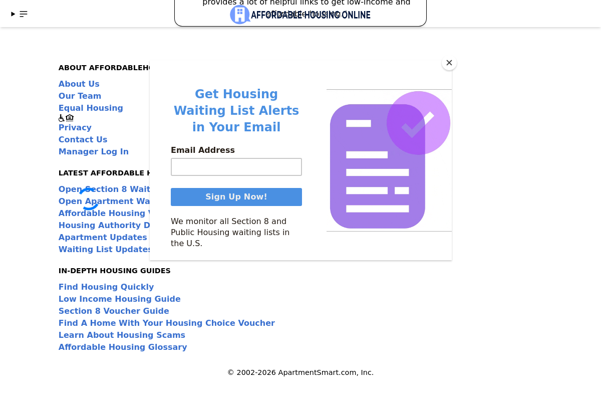 Affordable Housing Online screenshot