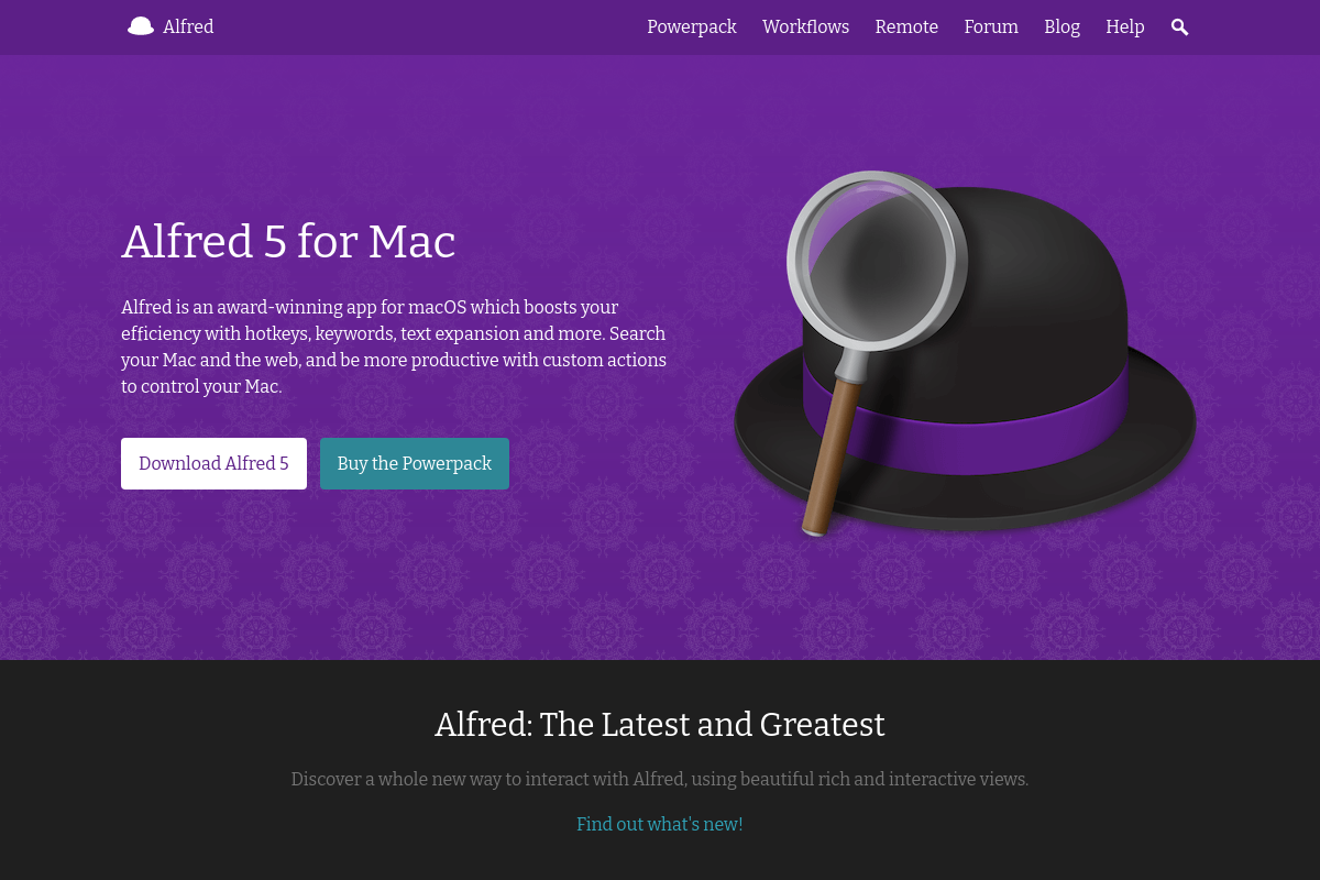 Alfred (macOS) screenshot
