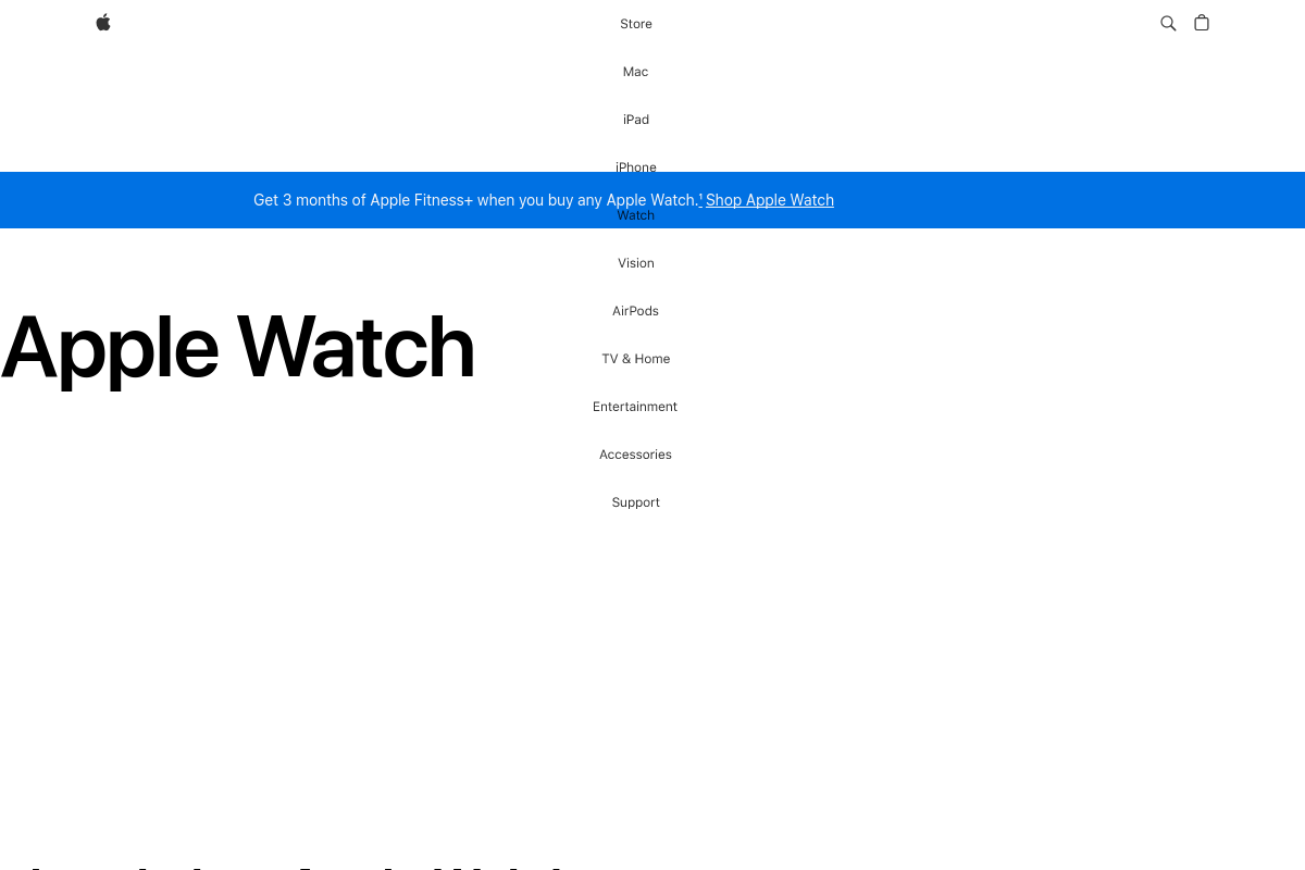 Apple Watch screenshot