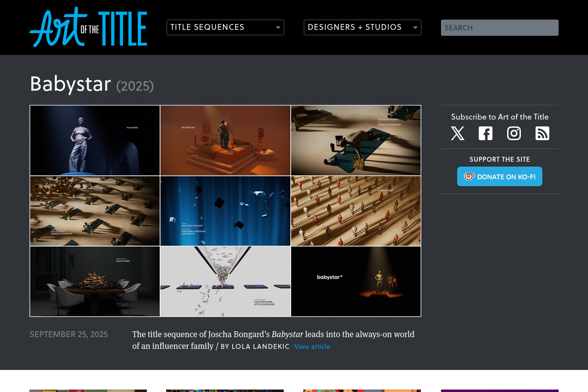 Art of the Title screenshot