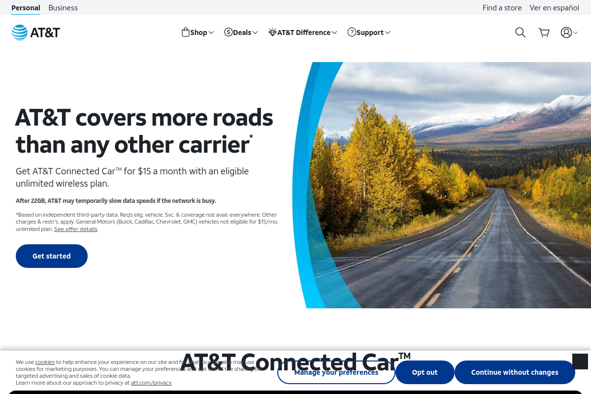 AT&T Connected Car screenshot