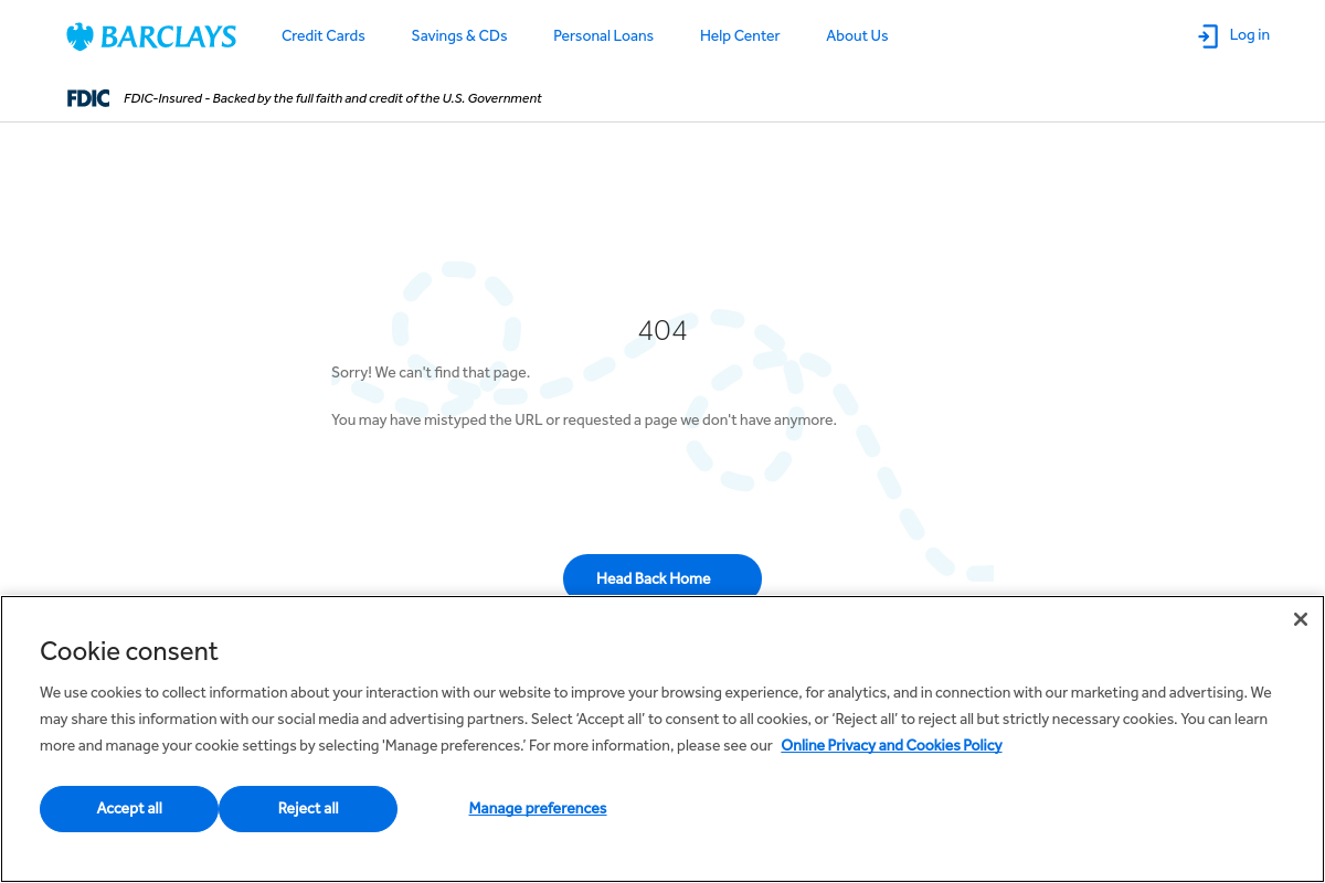 Barclays Online Savings screenshot