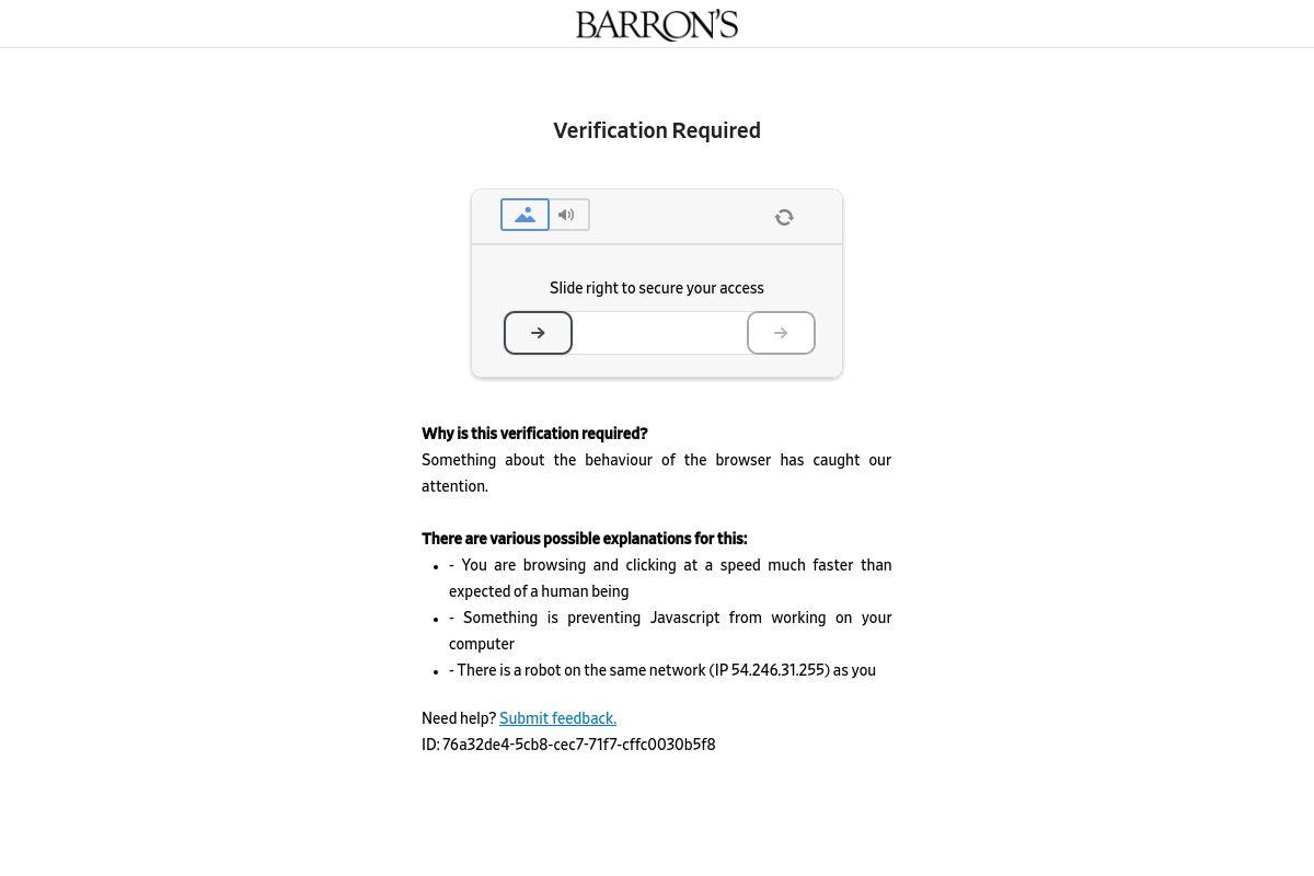 Barron's screenshot