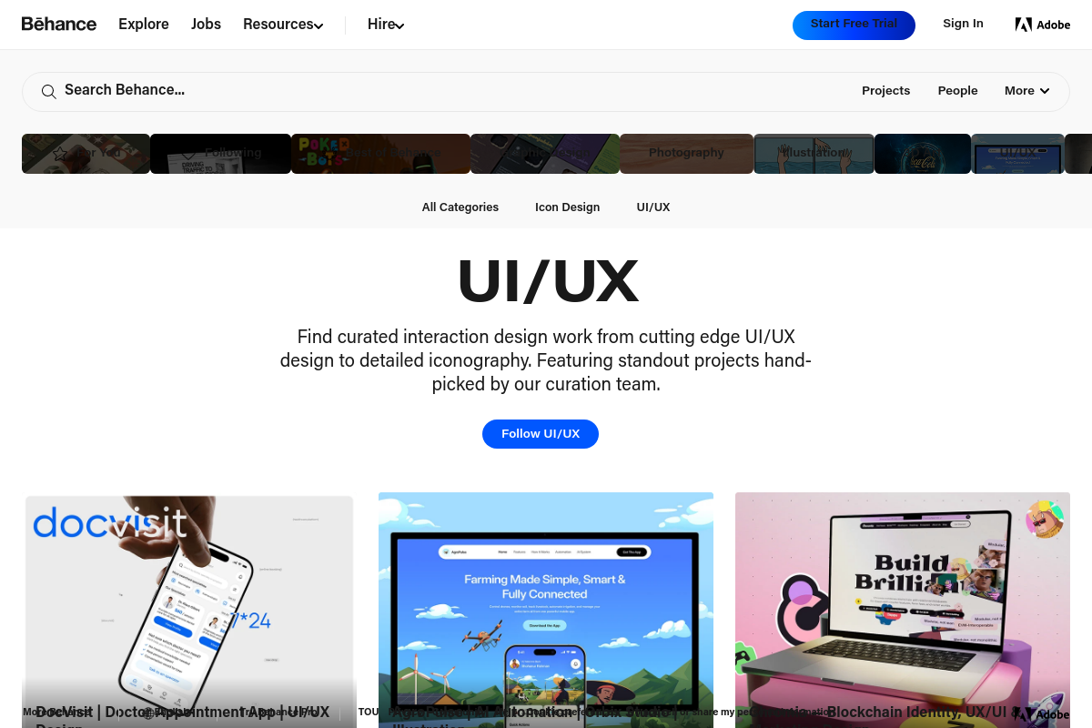 Behance Free Resources screenshot