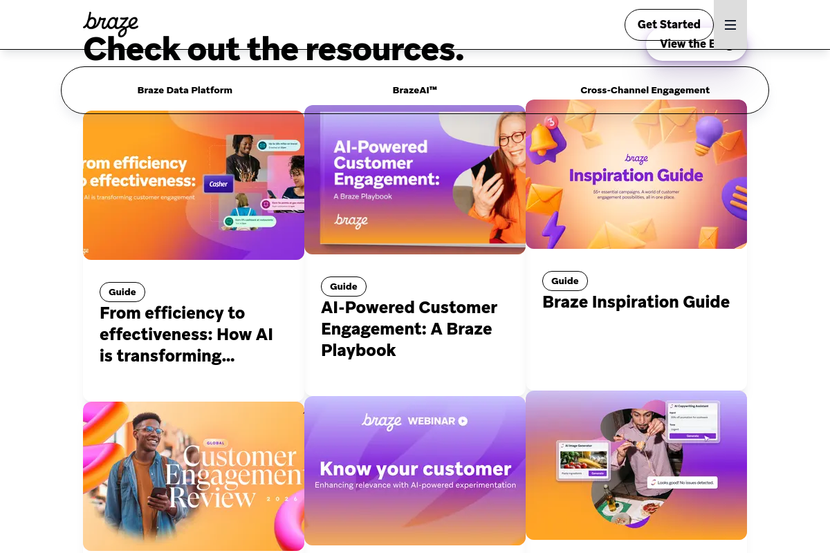 Braze screenshot