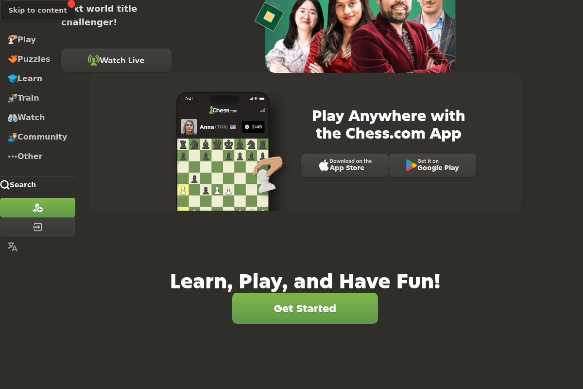 Chess.com screenshot