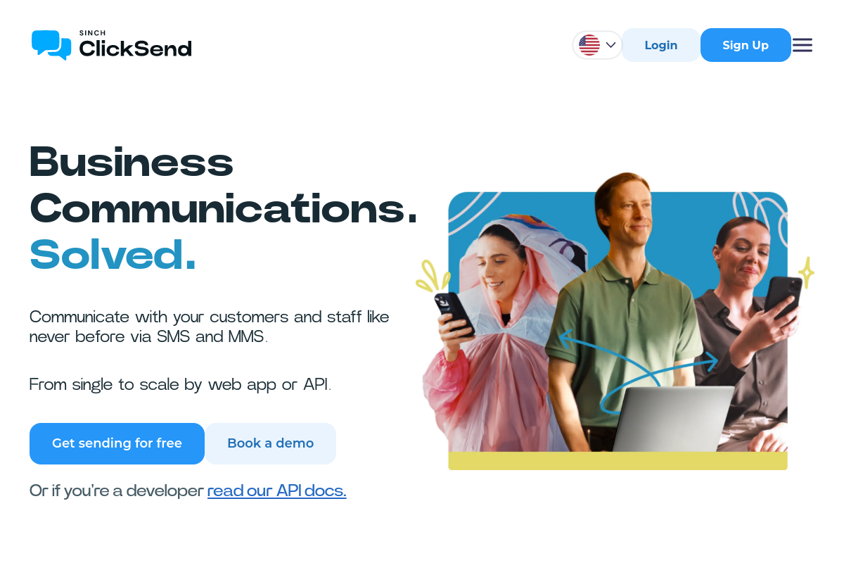 ClickSend screenshot