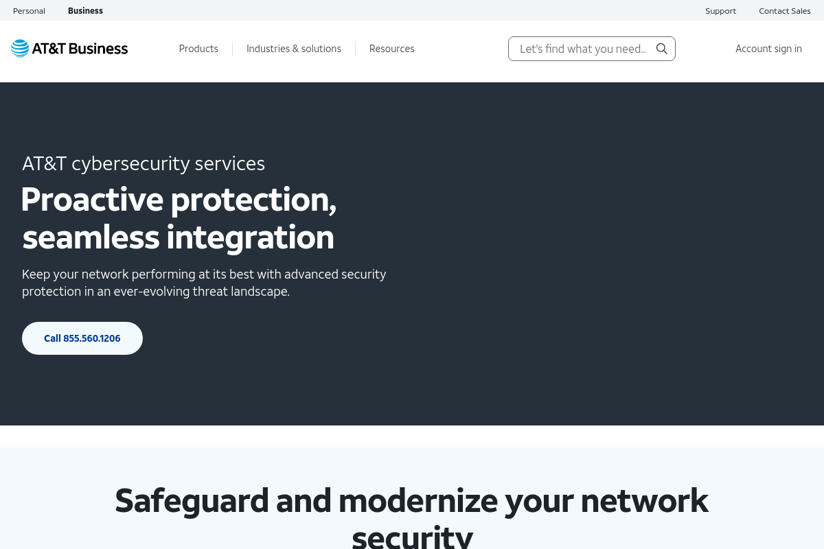 AT&T Cybersecurity screenshot