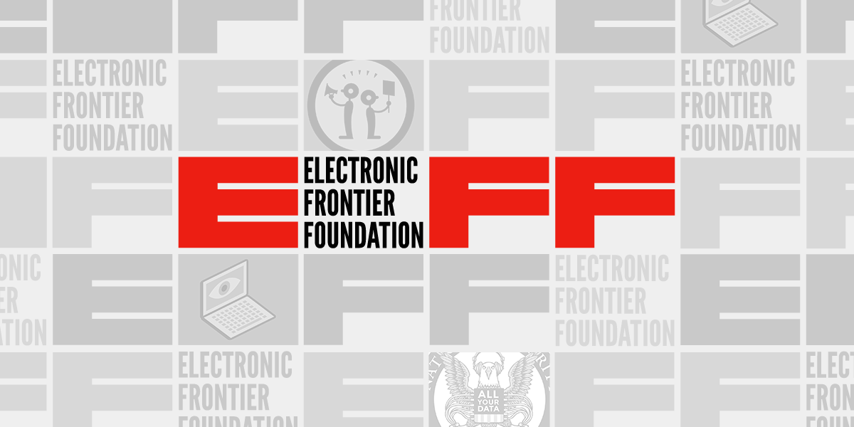 Electronic Frontier Foundation (EFF) screenshot