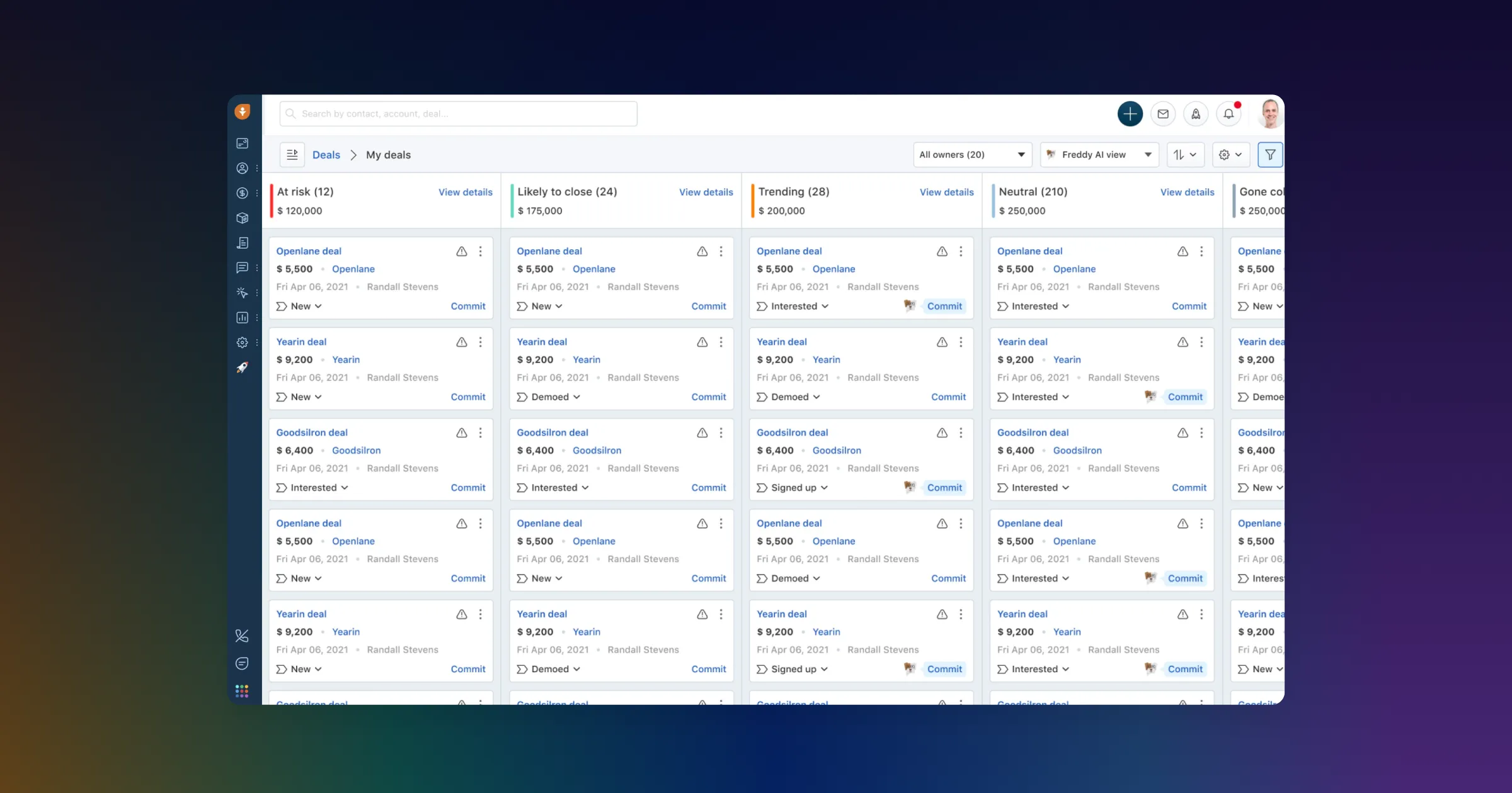 Freshsales (Freshworks) screenshot