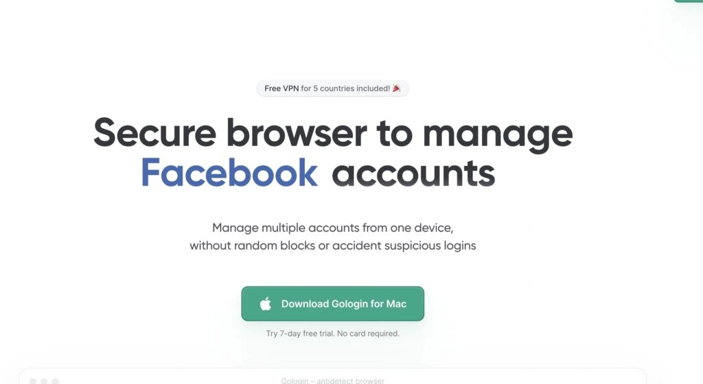 GoLogin screenshot