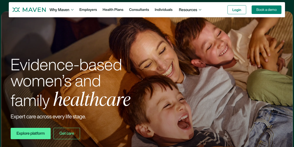 Maven Clinic screenshot