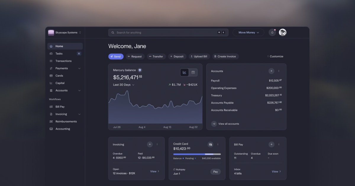 Mercury screenshot