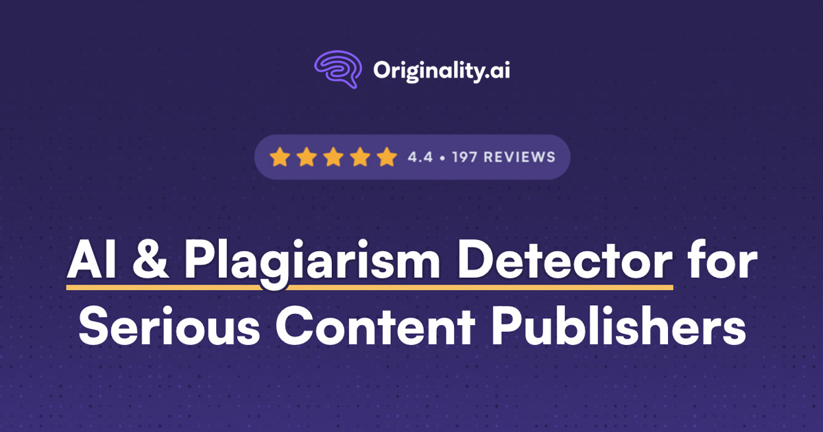 Originality.ai screenshot