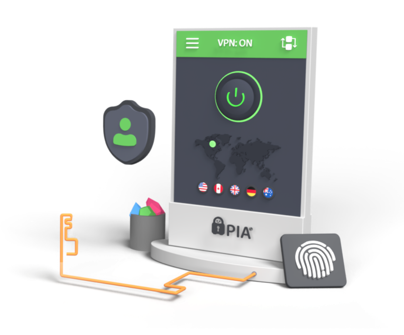 Private Internet Access (PIA) screenshot