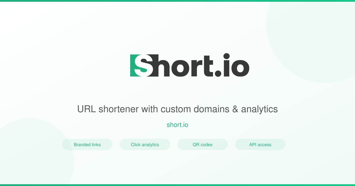 Short.io screenshot