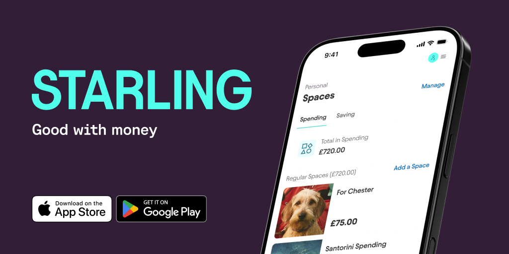Starling Bank screenshot