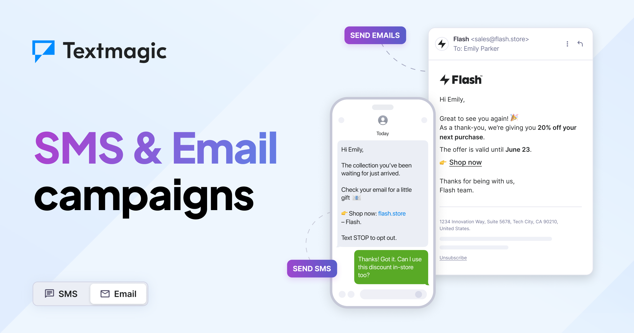 TextMagic screenshot