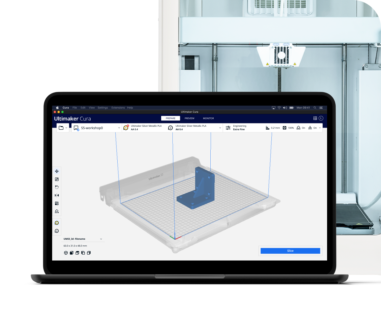 Ultimaker Cura screenshot