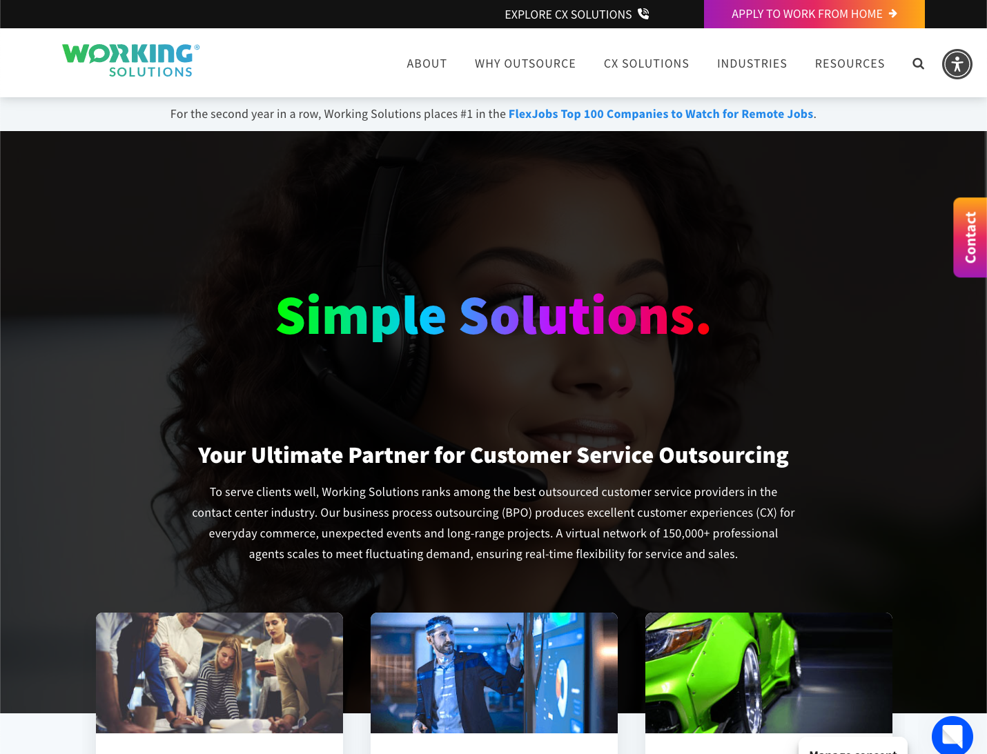 Working Solutions screenshot