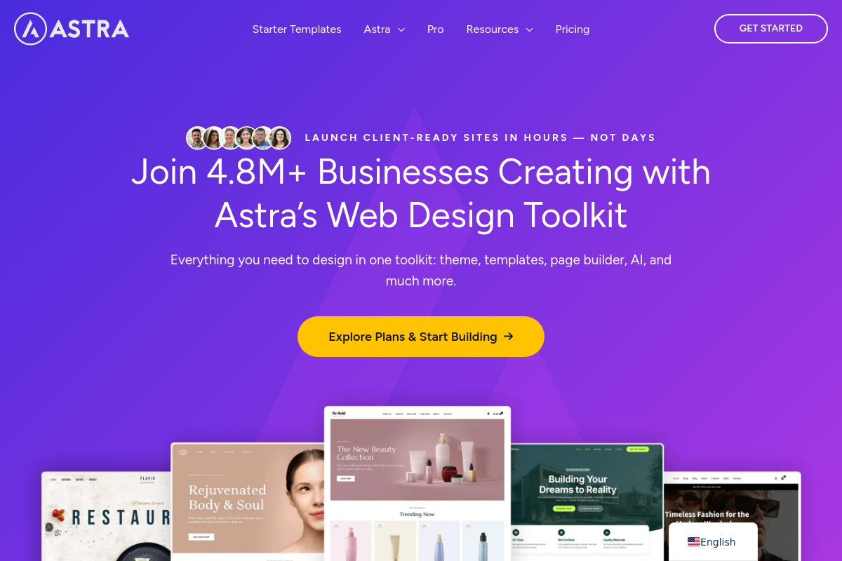 Astra Theme screenshot